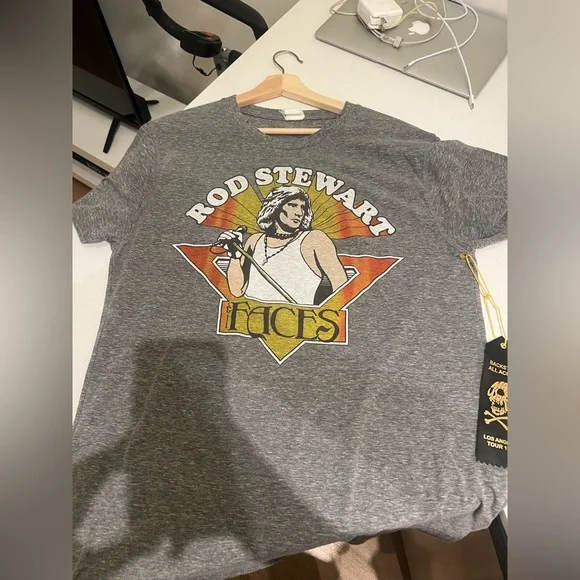 MADEWORN ROD STEWART FACES '9OS FIT - Picture 3 of 5